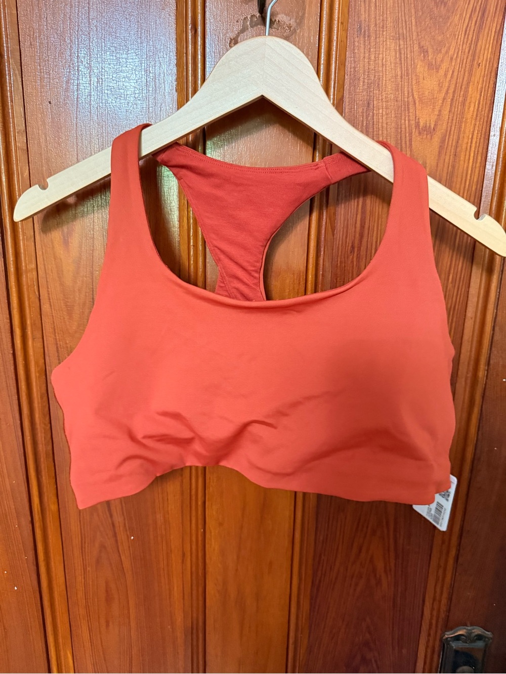 lululemon athletica Seamless Racerback Sports Bra - Rust Orange